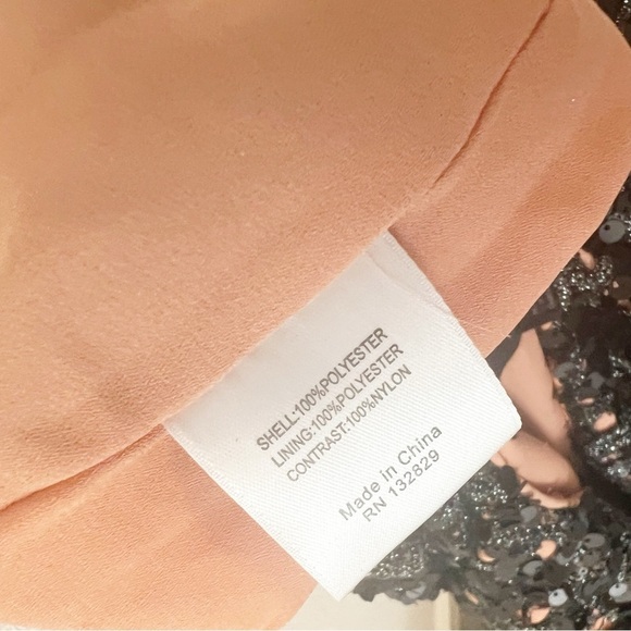 NBD Ice Melts Lace Maxi Dress Black Sequin Gown Revolve Size Small S NWT - Picture 7 of 8